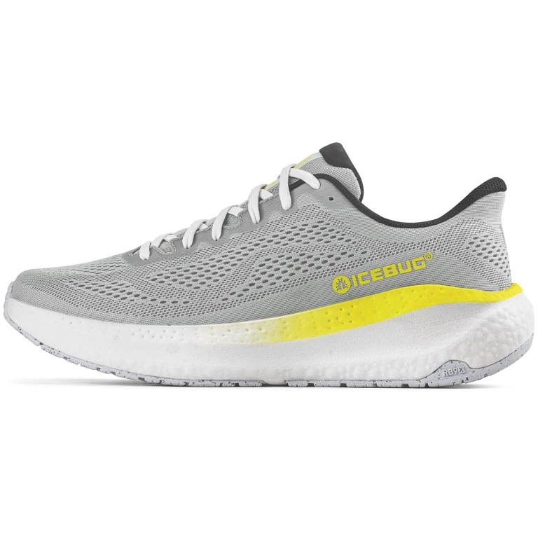 Icebug Running Shoes Aura RB9X (Cushioning) Light Grey Men's